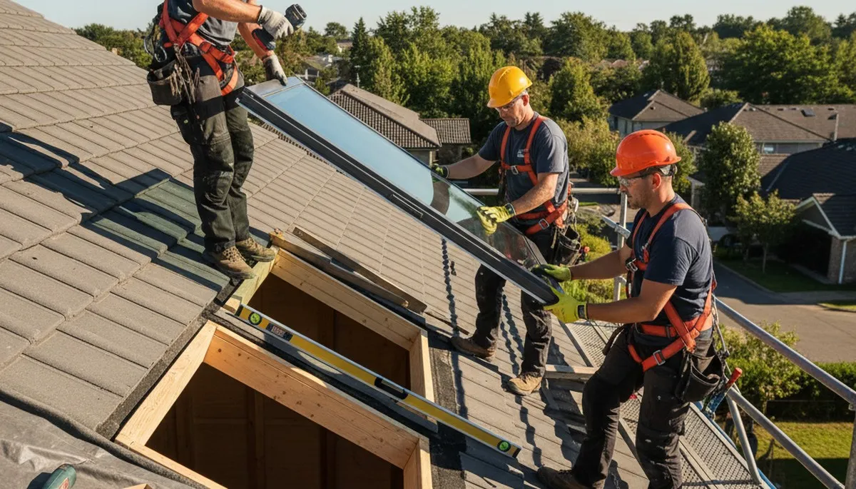 Skylight installation in Raleigh, NC for brighter, energy-efficient home interiors