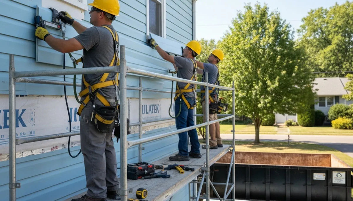 Vinyl siding installation in Raleigh, NC by FX Remodeling & Exteriors for home exterior protection